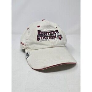 Vintage Hunter’s Station Golf Club Hat Tionesta PA Cream Strapback Cap